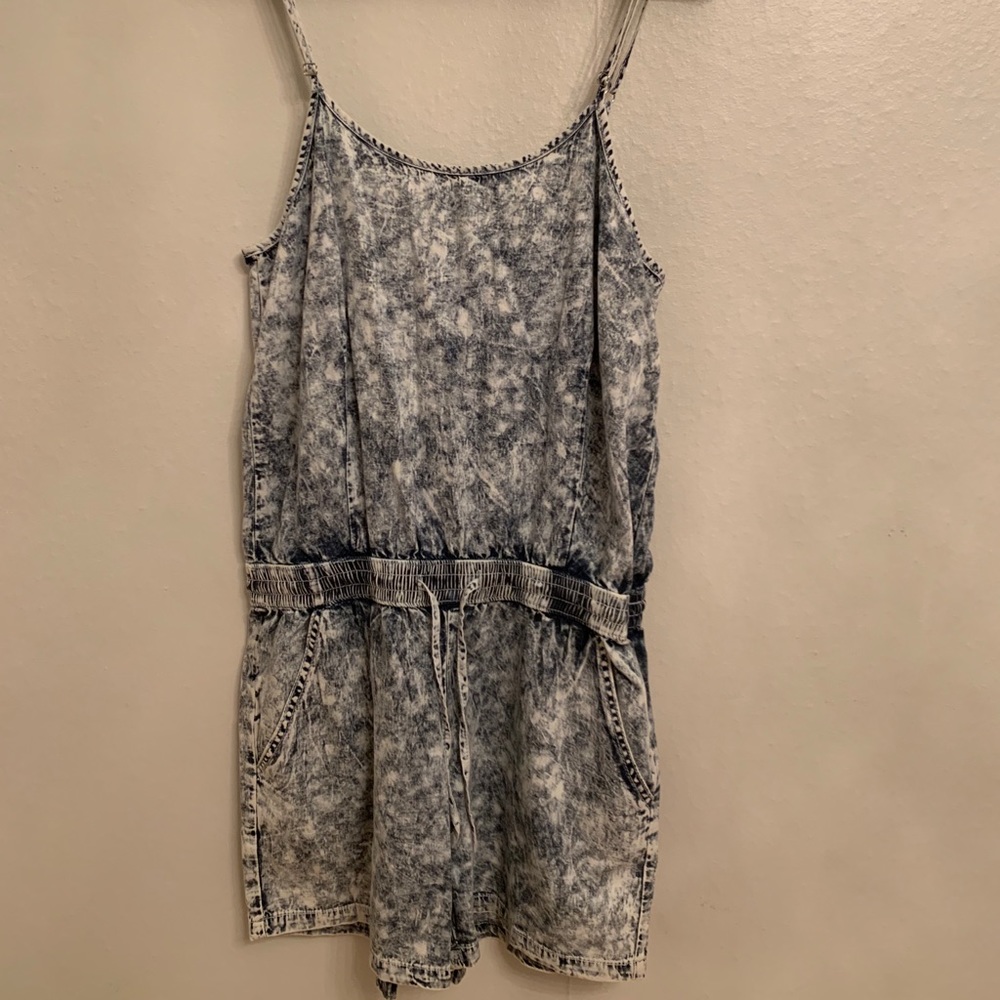 Jean Chambray Romper